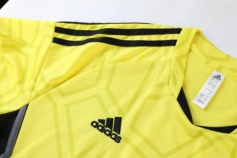 Conjunto Camisa + Calça - Adidas Amarelo com preto