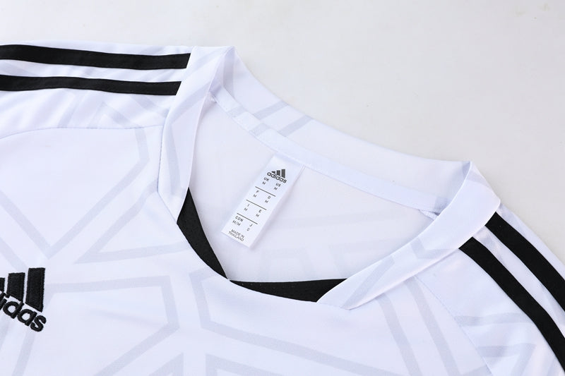 Conjunto Camisa + Calça - Adidas Branco com preto II