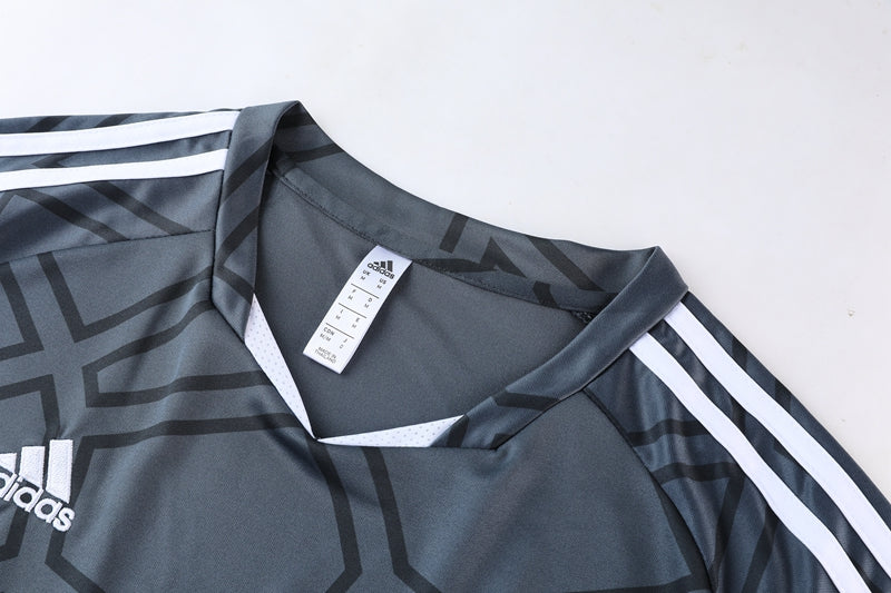 Conjunto Camisa + Calça - Adidas Cinza