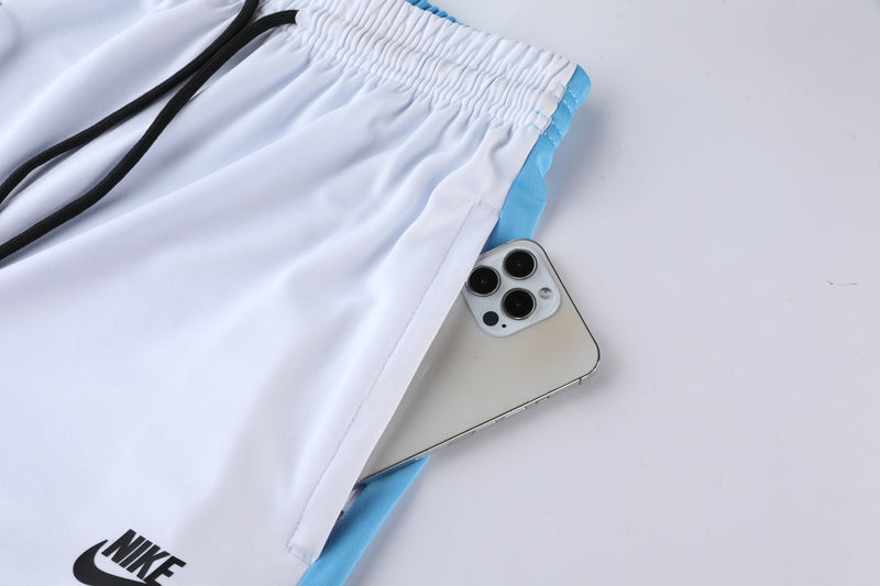 Conjunto Camisa + Calça - Nike Azul com branco