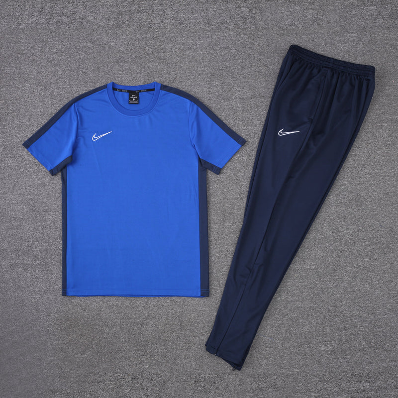 Conjunto Camisa + Calça - Nike Azul e azul escuro