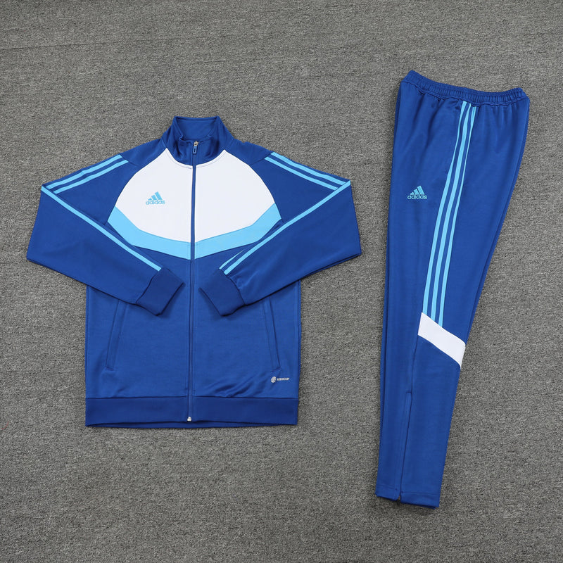 Conjunto Blusa + Calça - Adidas Azul dois tons II