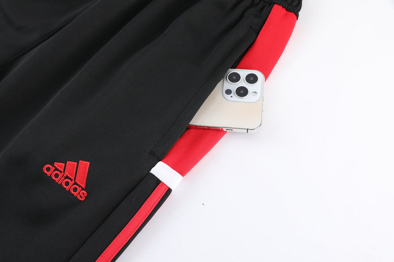 Conjunto Blusa + Calça - Adidas Azul, vermelho e preto