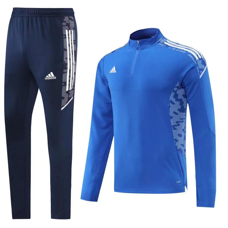 Conjunto Blusa + Calça - Adidas Azul com azul escuro VIII