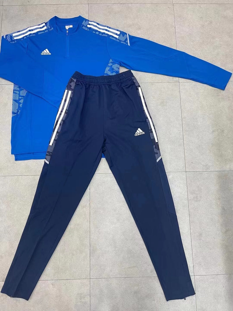 Conjunto Blusa + Calça - Adidas Azul com azul escuro VIII