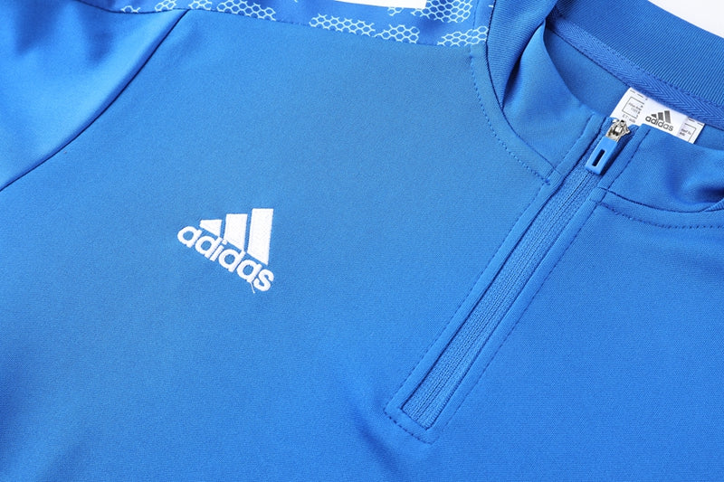 Conjunto Blusa + Calça - Adidas Azul com azul escuro VIII