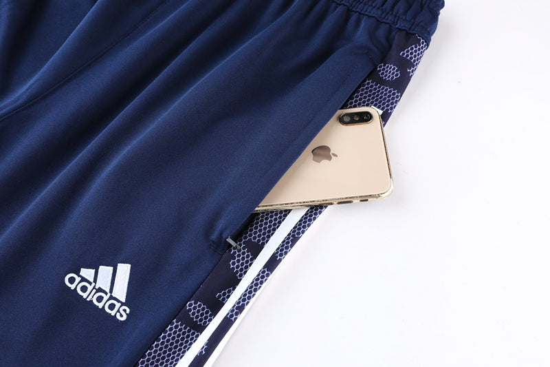 Conjunto Blusa + Calça - Adidas Azul com azul escuro VIII