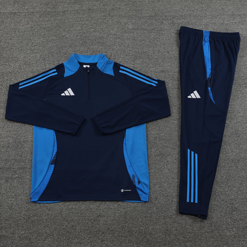 Conjunto Blusa + Calça - Adidas Azul escuro