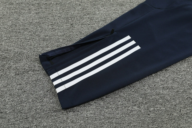 Conjunto Blusa + Calça - Adidas Branco com azul