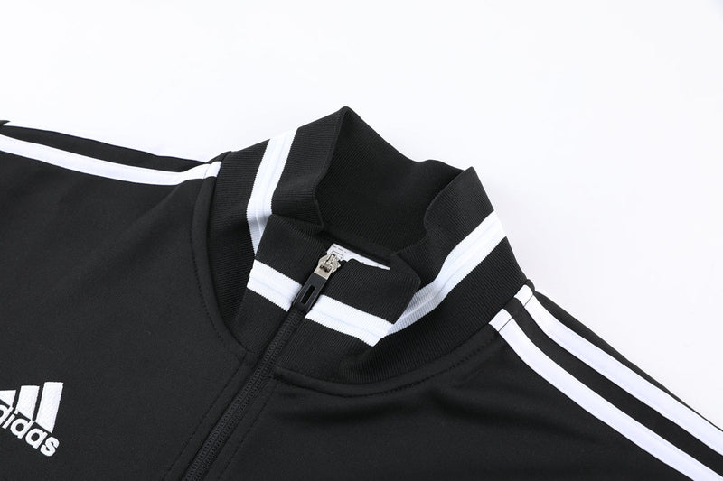 Conjunto Blusa + Calça - Adidas Preto com branco II