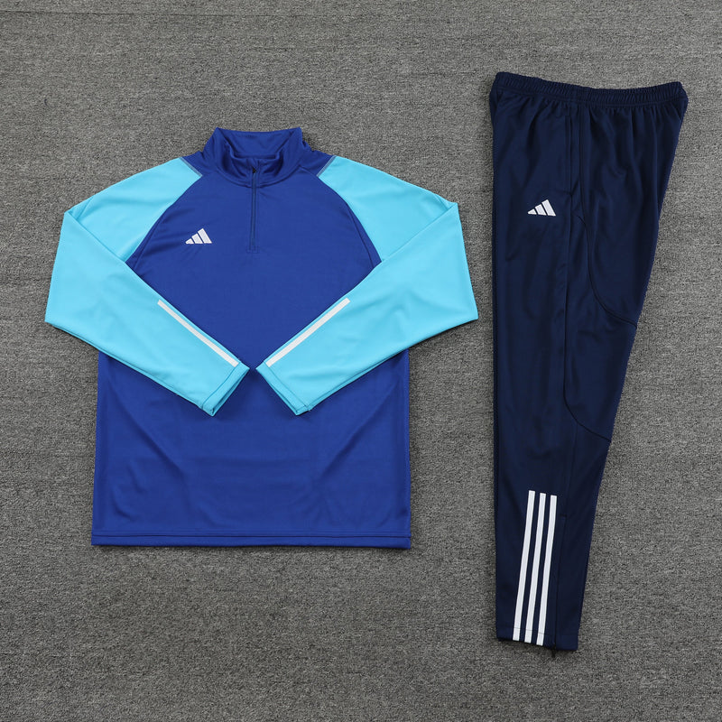 Conjunto Blusa + Calça - Adidas Três tons de azul