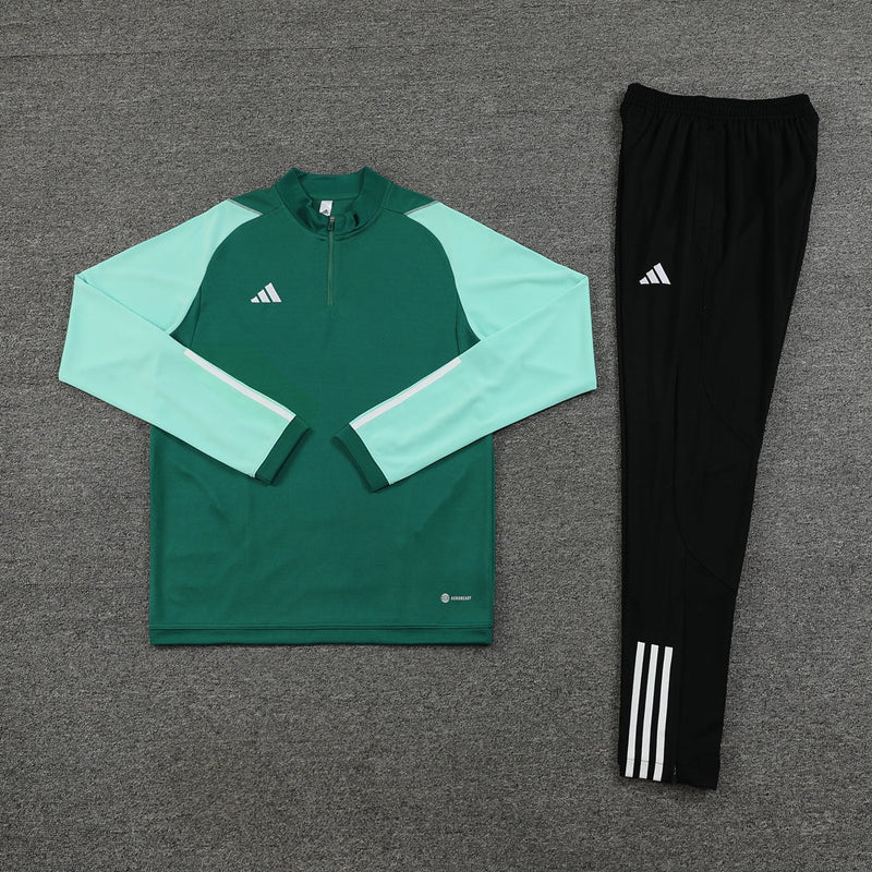 Conjunto Blusa + Calça - Adidas Verde com preto II