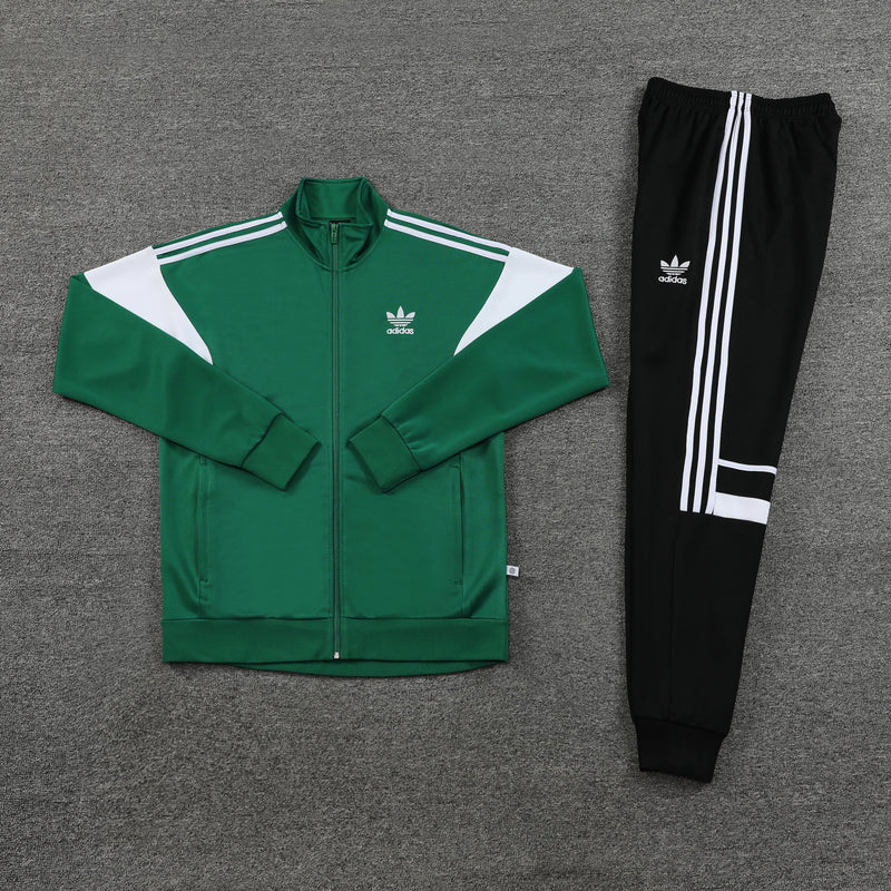 Conjunto Blusa + Calça - Adidas Verde com preto III