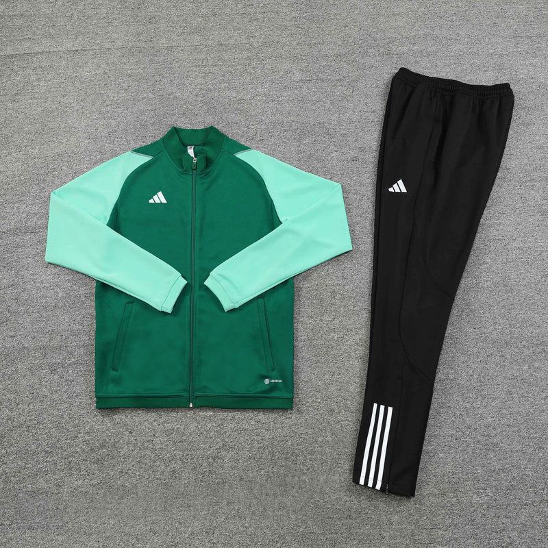 Conjunto Blusa + Calça - Adidas Verde com preto IV