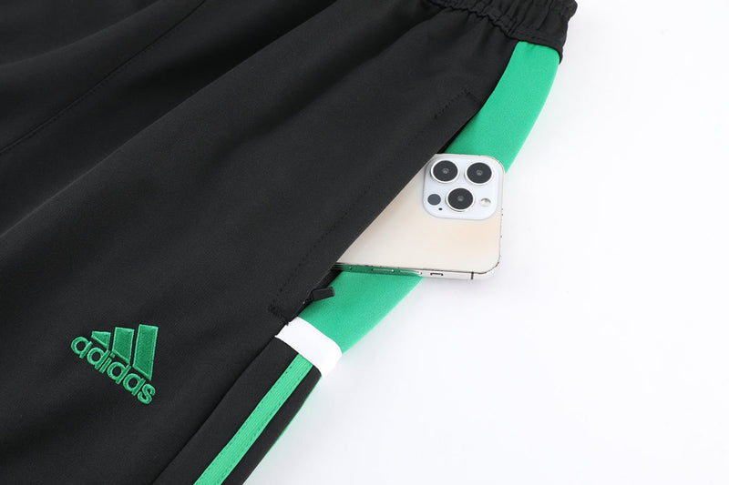 Conjunto Blusa + Calça - Adidas Verde com preto V