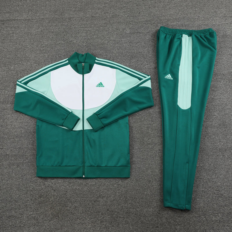 Conjunto Blusa + Calça - Adidas Verde dois tons