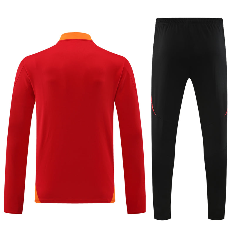 Conjunto Blusa + Calça - Adidas Vermelho, laranja e preto