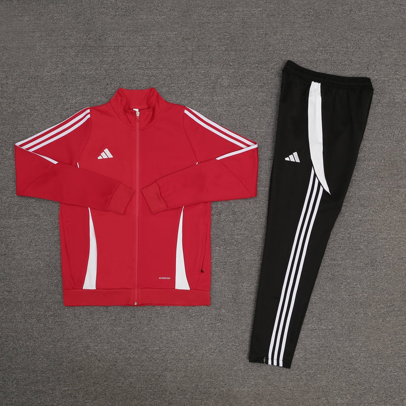 Conjunto Blusa + Calça - Adidas Vermelho com preto II