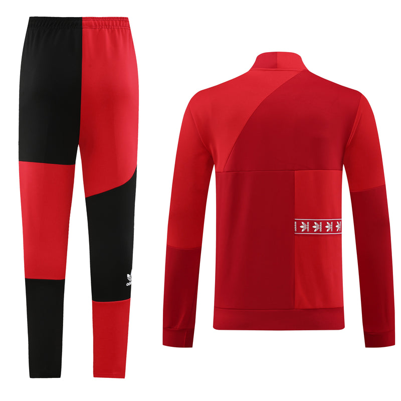 Conjunto Blusa + Calça - Adidas Vermelho com preto III