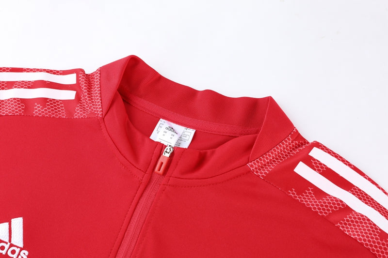 Conjunto Blusa + Calça - Adidas Vermelho com preto IX