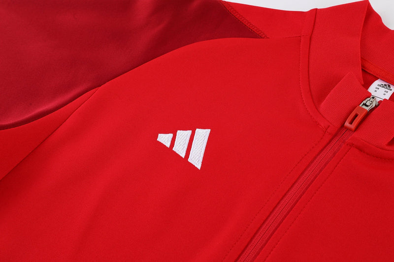 Conjunto Blusa + Calça - Adidas Vermelho com preto VI