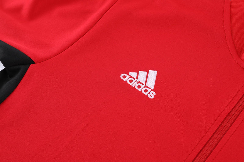 Conjunto Blusa + Calça - Adidas Vermelho com preto VII