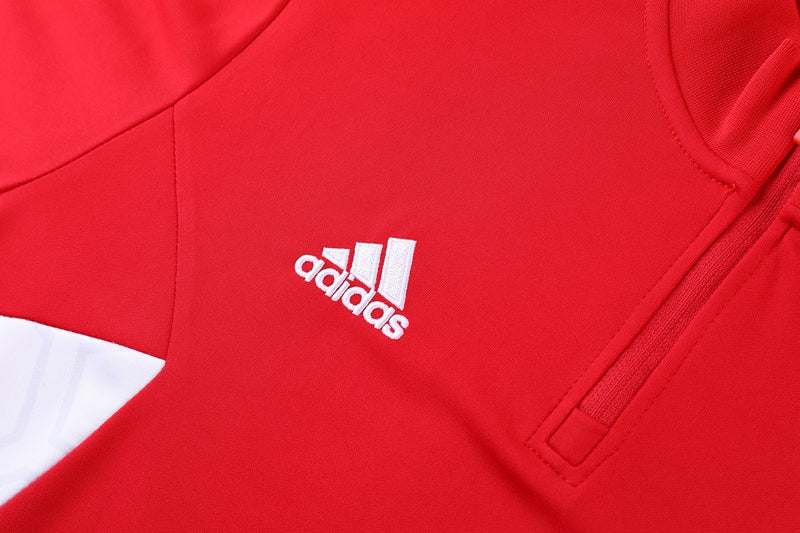 Conjunto Blusa + Calça - Adidas Vermelho com preto VIII