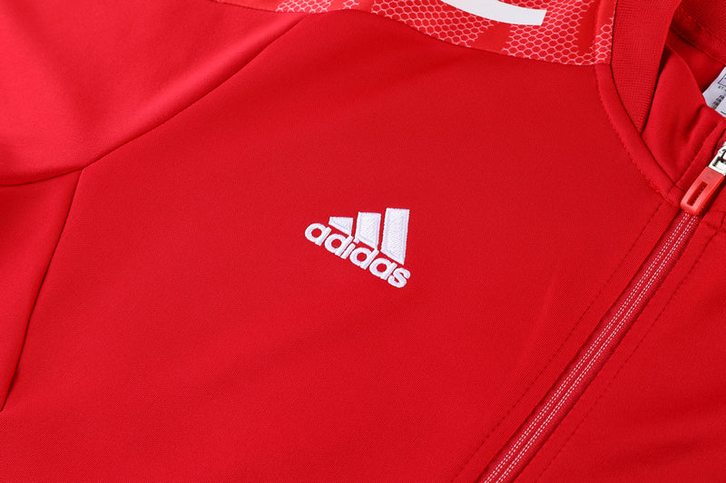 Conjunto Blusa + Calça - Adidas Vermelho com preto XIII