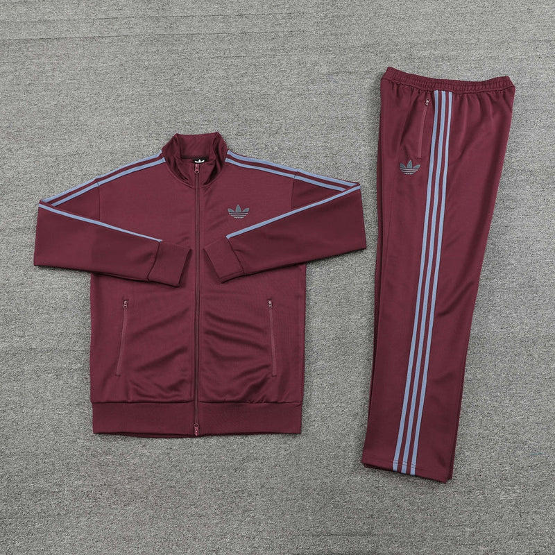 Conjunto Blusa + Calça - Adidas Vinho