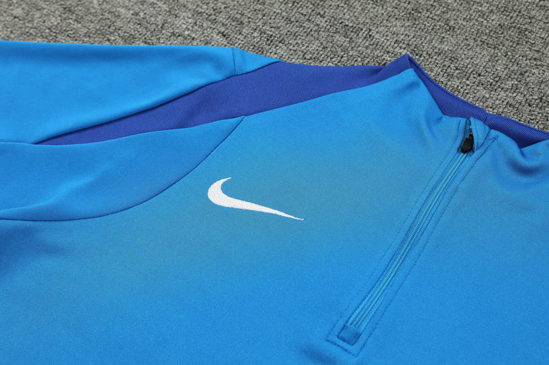 Conjunto Blusa + Calça - Nike Azul com azul escuro