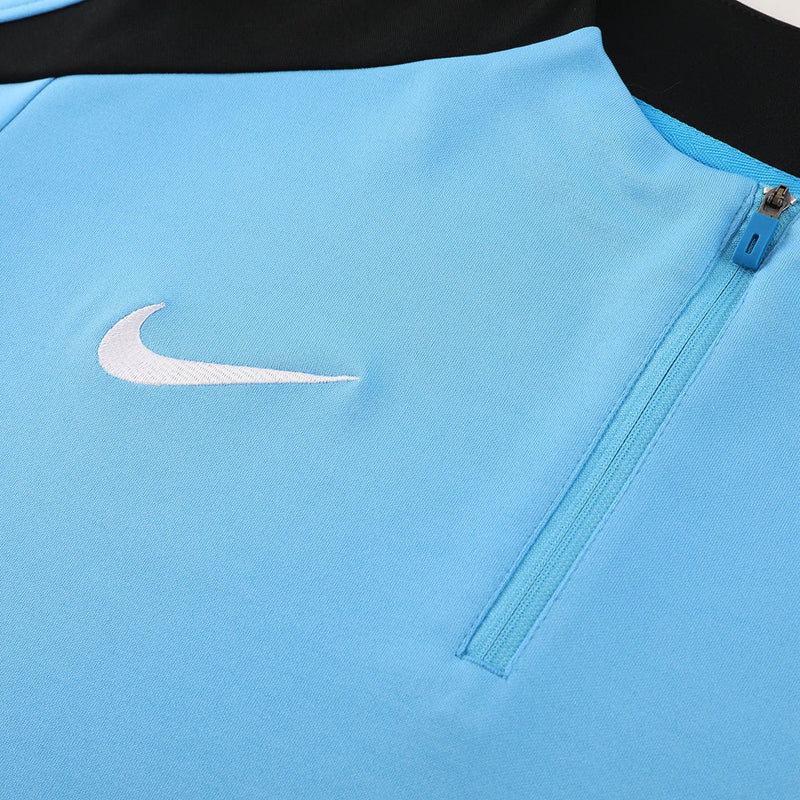 Conjunto Blusa + Calça - Nike Azul com preto