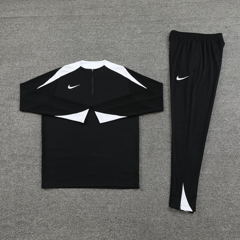 Conjunto Blusa + Calça - Nike Preto com branco II