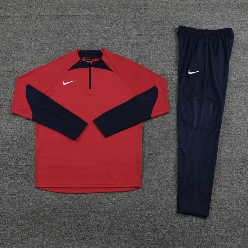 Conjunto Blusa + Calça - Nike Vermelho com azul