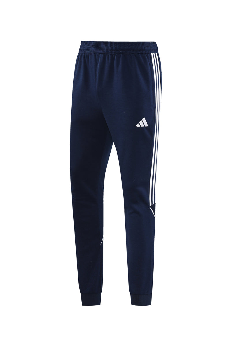 Conjunto Blusa com capuz + Calça - Adidas Azul com azul escuro