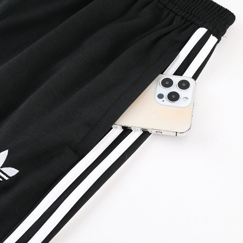 Conjunto Blusa com capuz + Calça - Adidas Verde com preto II