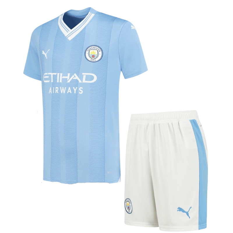 Kit infantil Manchester City Titular 23/24 - Puma