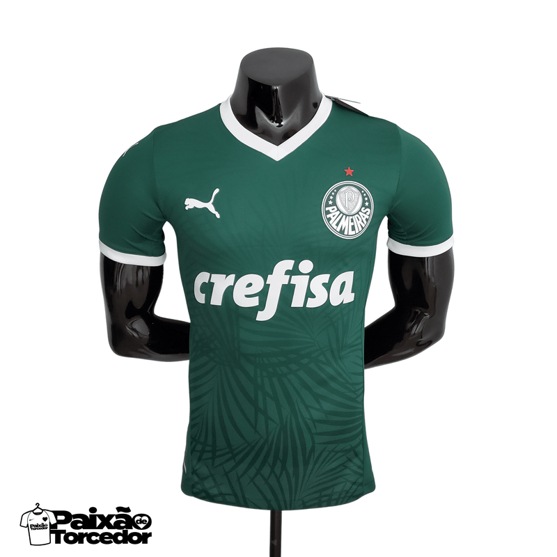 Camisa Palmeiras I 21/22 - Puma Versão Jogador Masculina - Tricolor