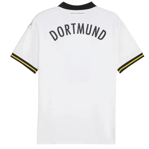 Camisa Borussia Dortmund lll 2024/25 Branca - Modelo Torcedor