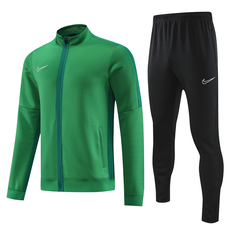 Conjunto de Treino - Nike Ziper completo Verde com Preto