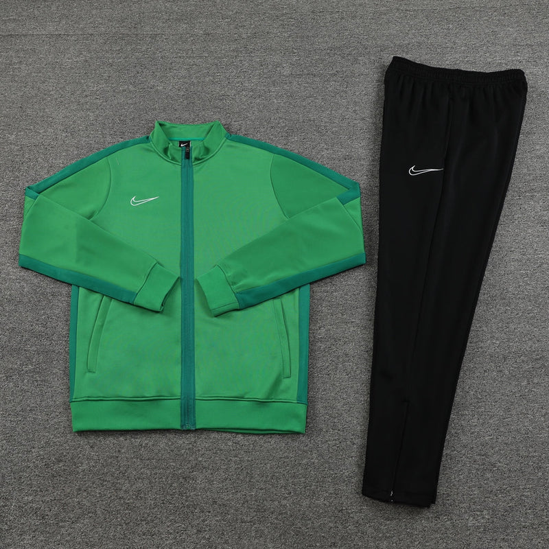 Conjunto de Treino - Nike Ziper completo Verde com Preto