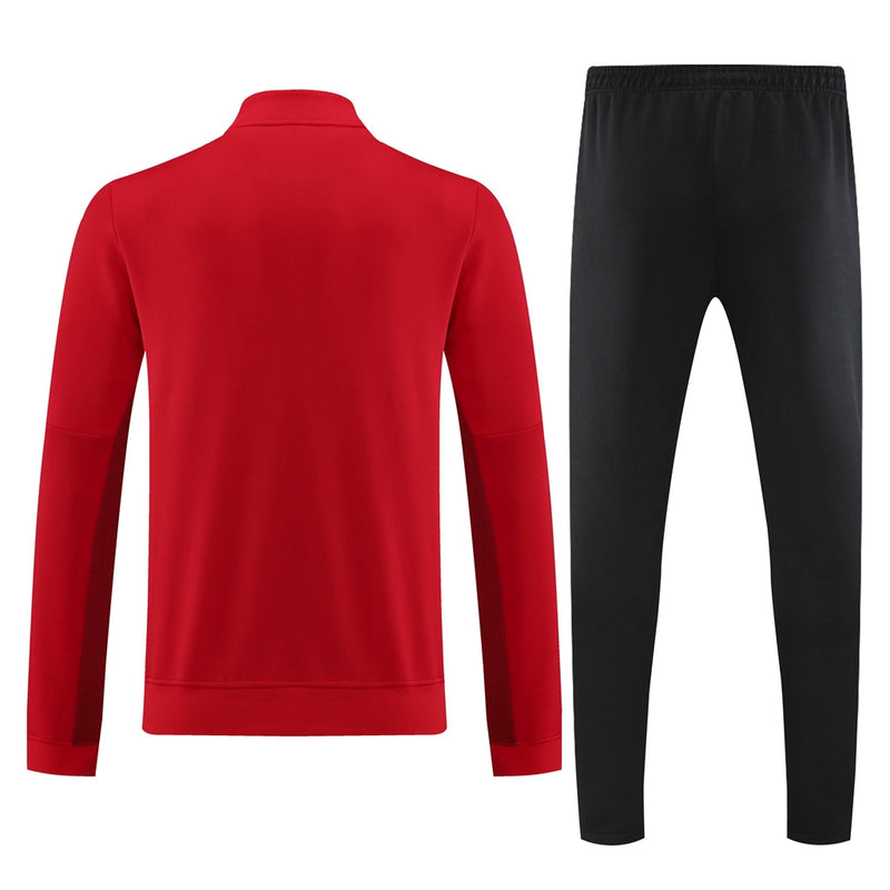 Conjunto de Treino - Nike Ziper completo Vermelho com Preto