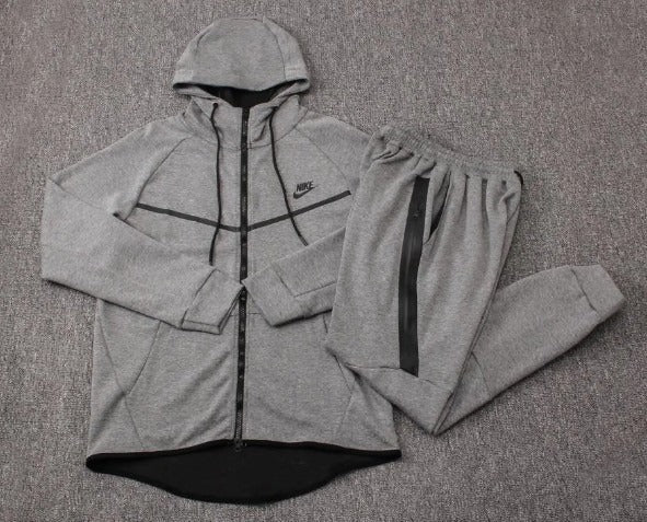 Conjunto Nike: Tech Fleece – Cinza Completo