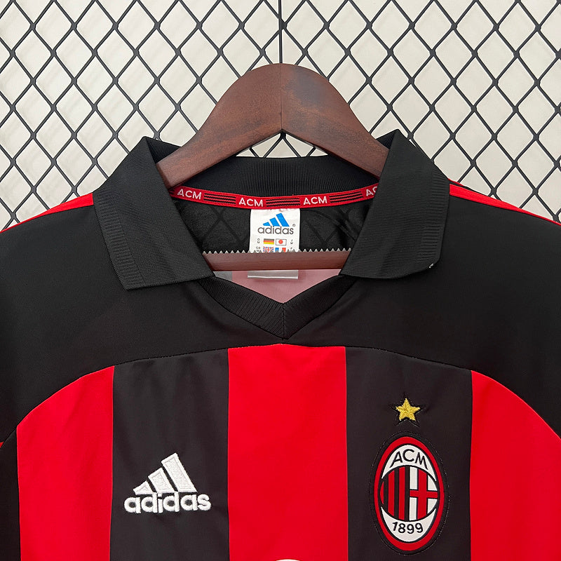 Camisa Retrô AC Milan 2001/02 Home