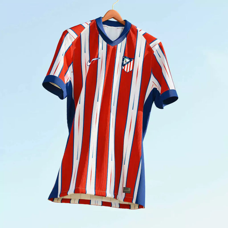 Camisa Atlético Madrid 2024/25 -Torcedor Masculina - Vermelha e Branca