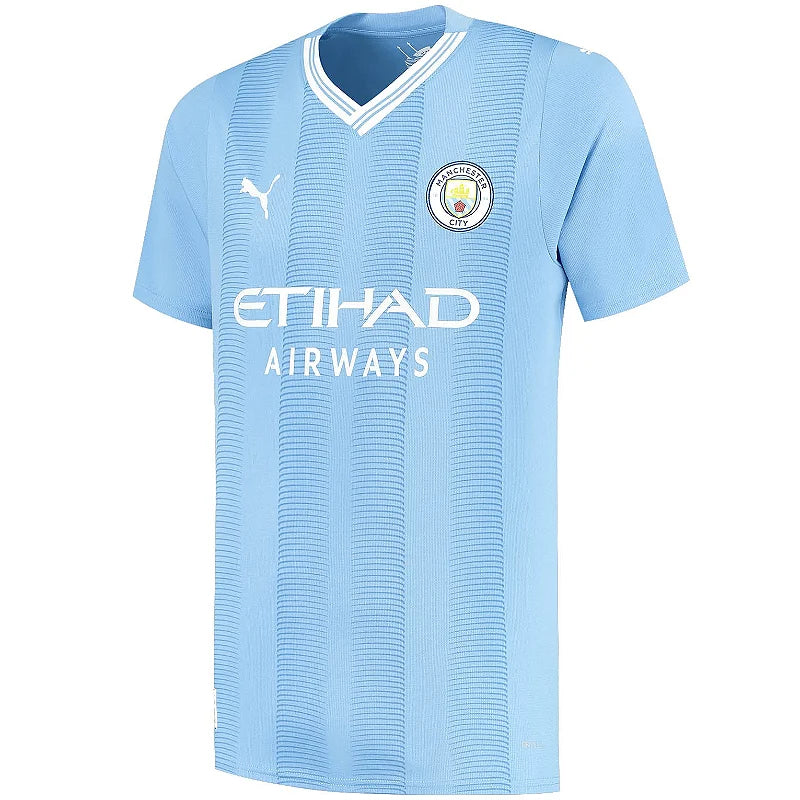 Camisa Manchester City Titular I 23/24 - Puma Torcedor Masculina Personalizada FODEN N°47