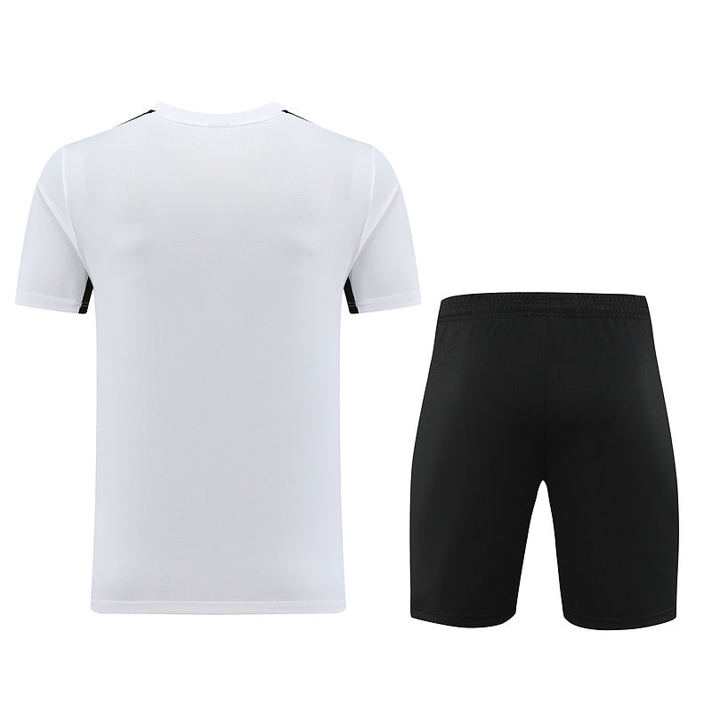 CONJUNTO NIKE ACADEMY BERMUDA E CAMISA BRANCO/PRETO