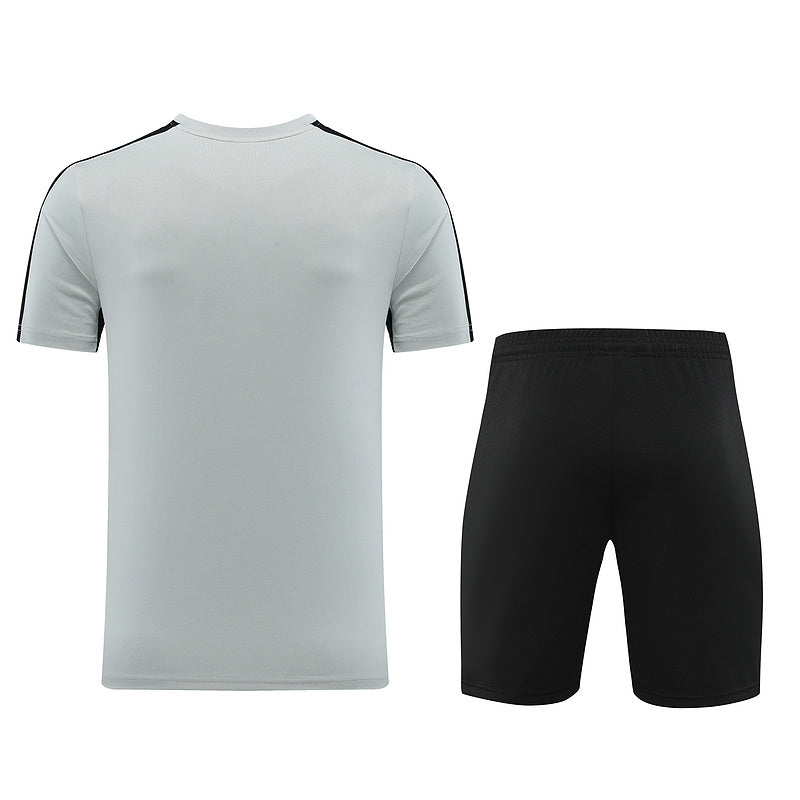 CONJUNTO NIKE ACADEMY BERMUDA E CAMISA CINZA/PRETO