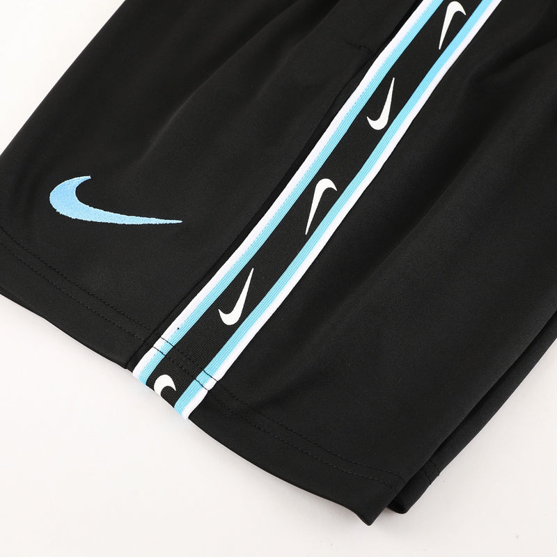 CONJUNTO NIKE REPEAT BERMUDA E CAMISA PRETO/AZUL