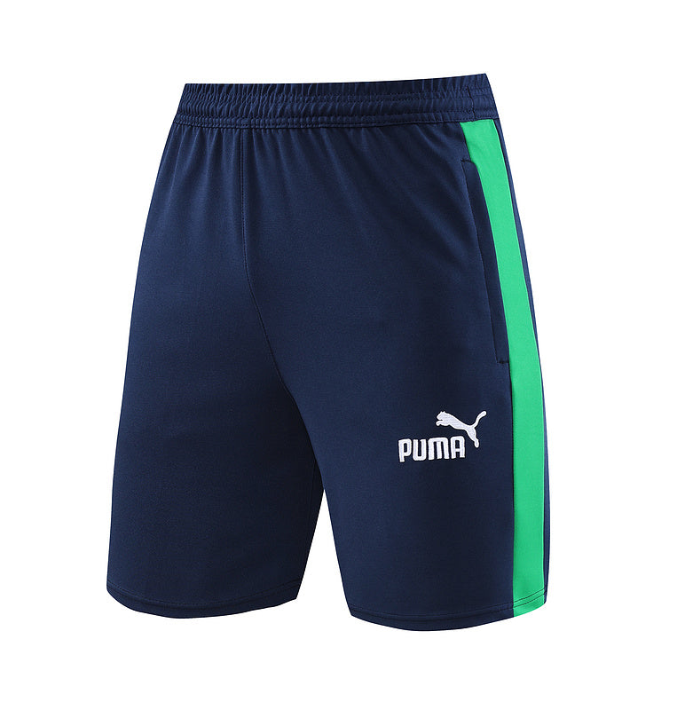 CONJUNTO PUMA ACTIVE BERMUDA E CAMISA AZUL MARINHO