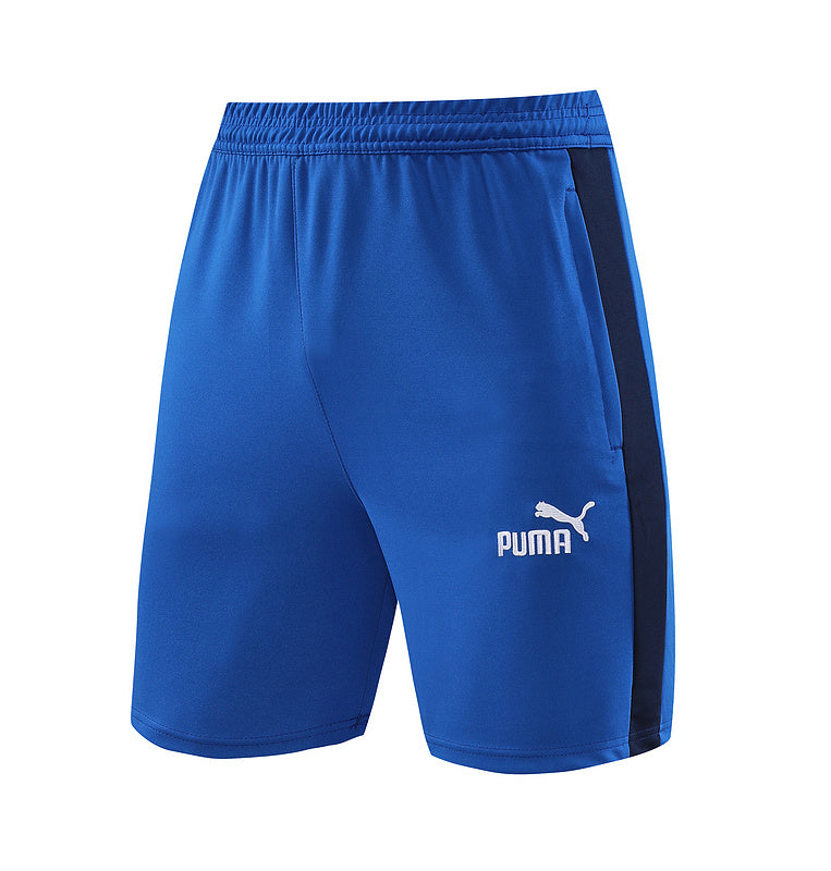 CONJUNTO PUMA ACTIVE BERMUDA E CAMISA AZUL